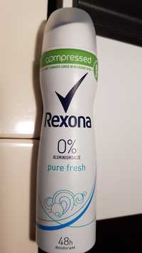 REXONA - Pure fresh - Déodorant compressed 48h