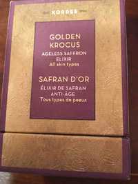 KORRES - Safran d'or - Elixir de safran anti-âge