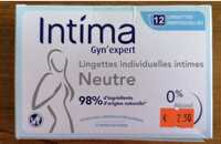 INTIMA - Gyn'expert - Lingettes individuelles intimes neutre