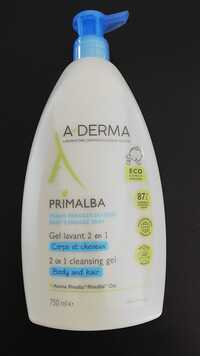 A-DERMA - Primalba - Gel lavant 2 en 1 corps et cheveux