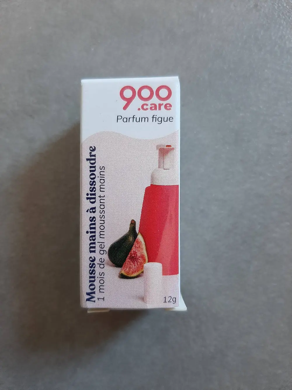 900.CARE - Mousse mains à dissoudre - Parfum figue