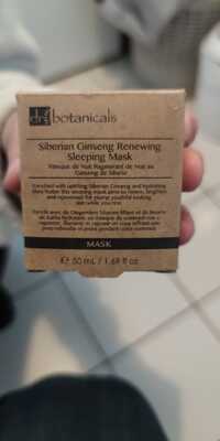 DR BOTANICALS - Siberian Ginseng Renewing - Masque de nuit