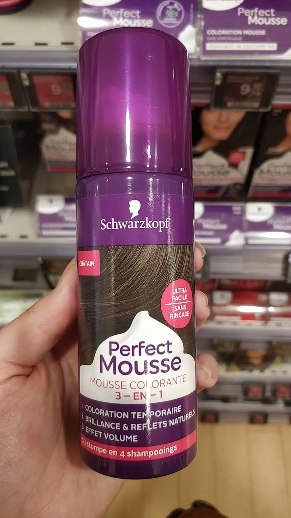 SCHWARZKOPF - Perfect mousse colorante 3 en 1