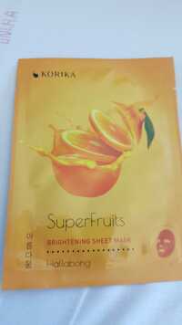 KORIKA - Superfruits - Brightening sheet mask