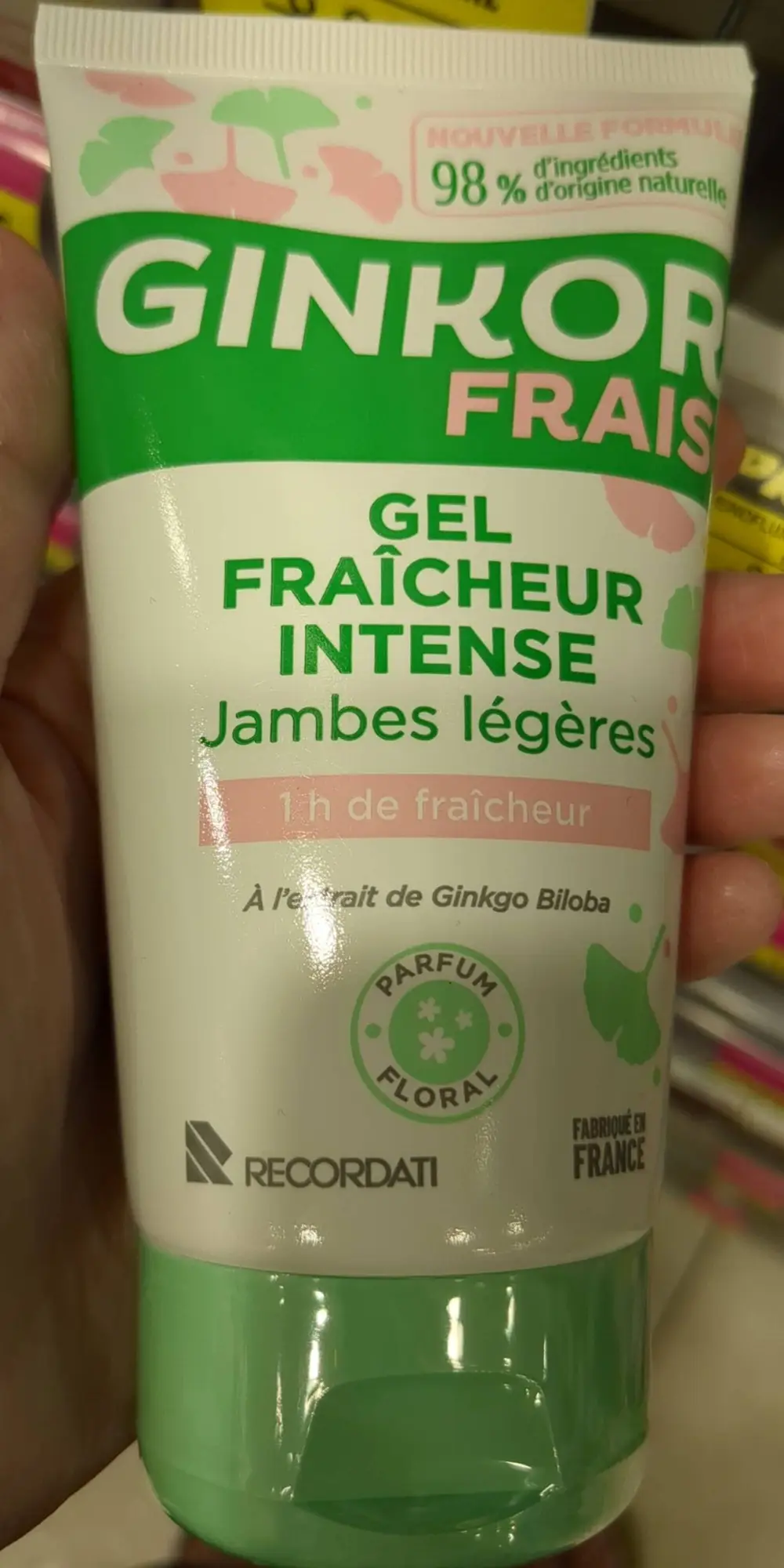 GINKOR - Gel fraîcheur intense jambes légères