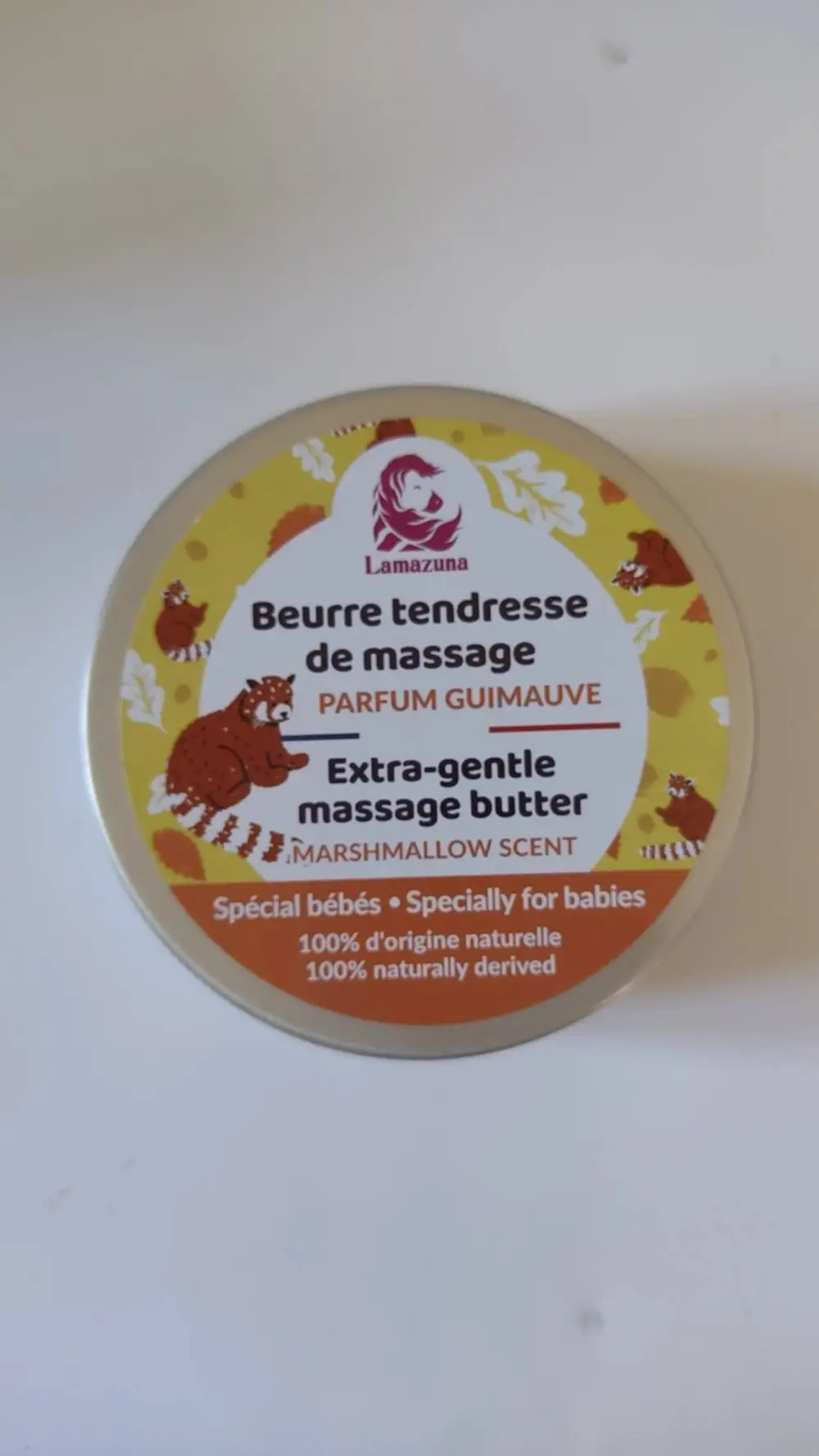 LAMAZUNA - Beurre tendresse de massage