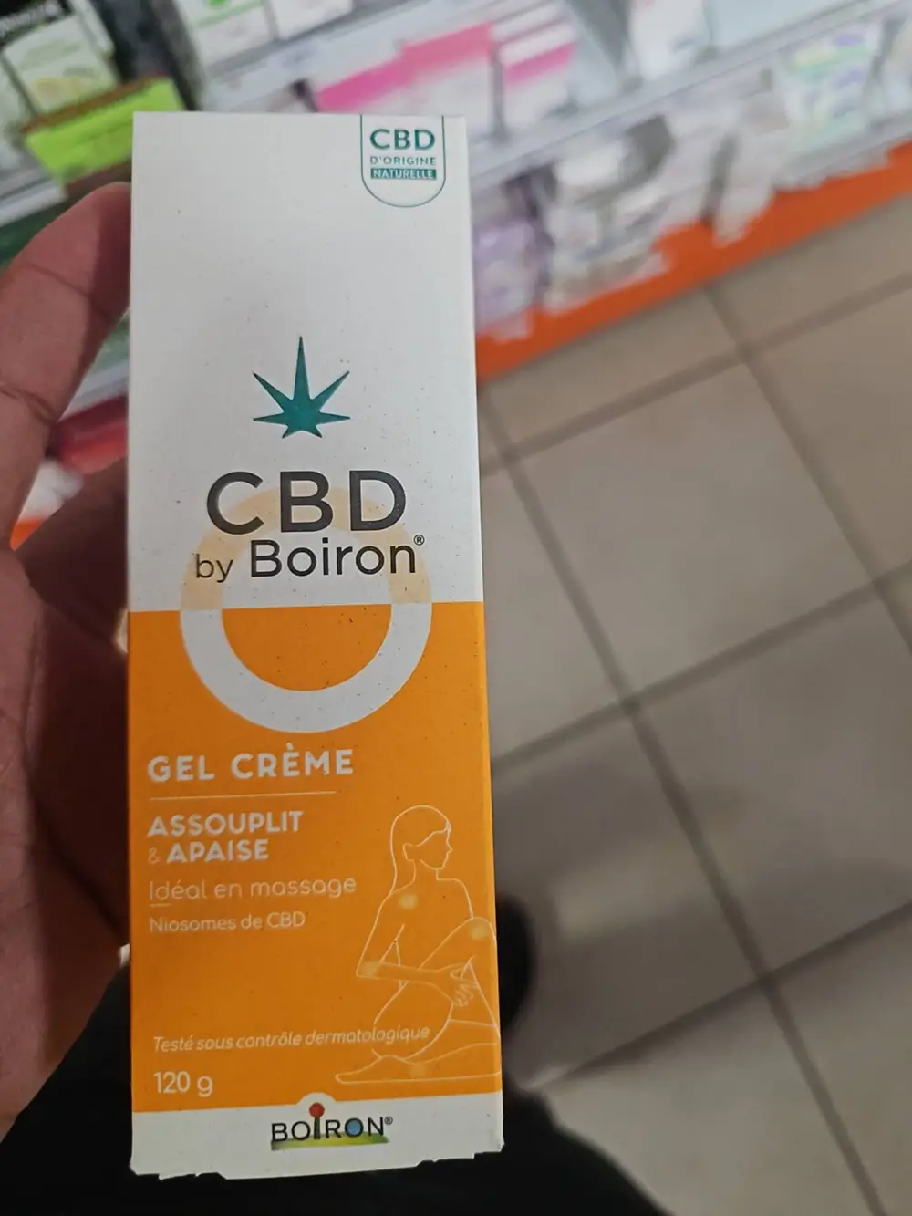 CBD BY BOIRON - Gel crème assouplit & Apaise