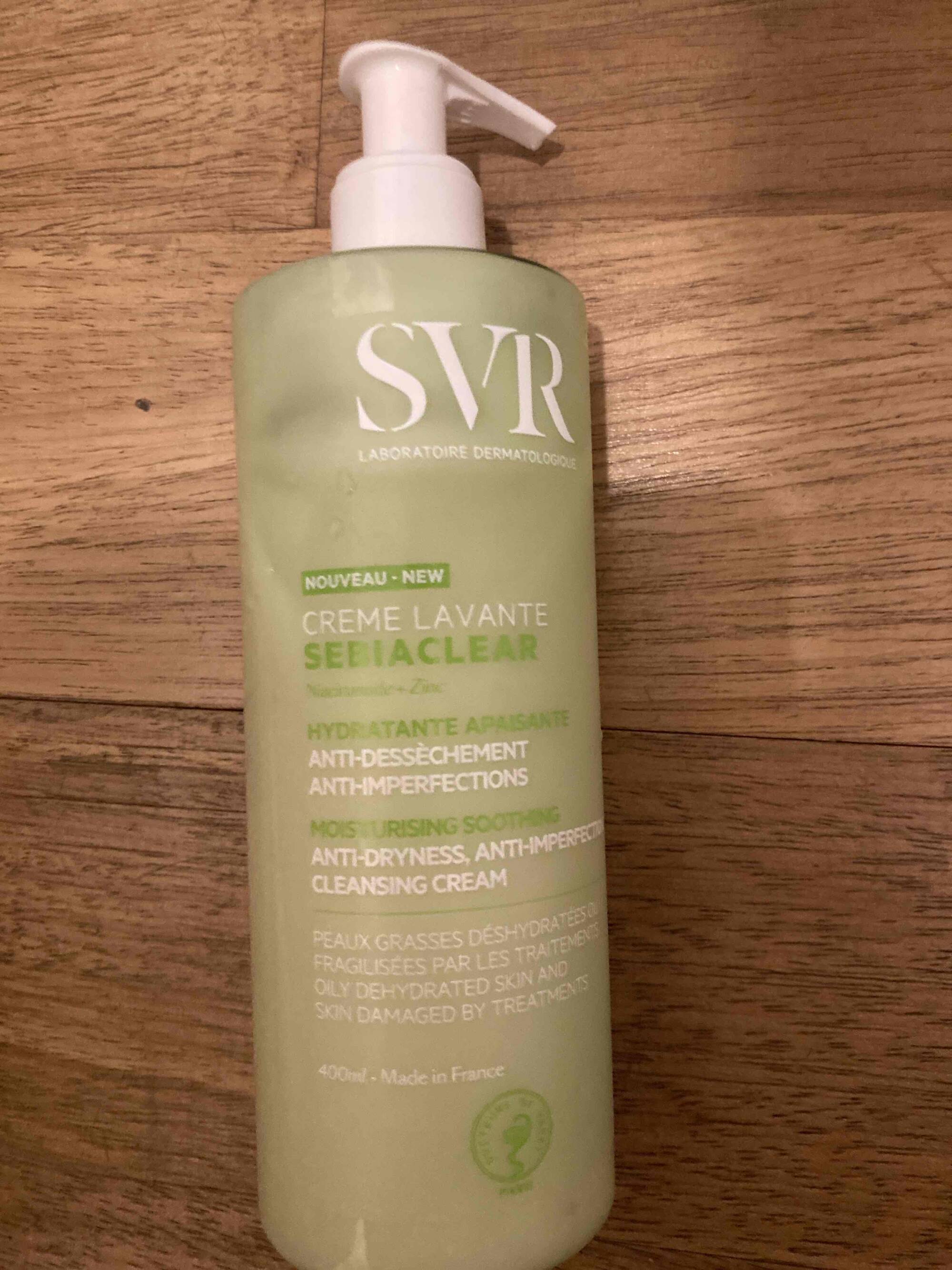 SVR - Crème lavante hydratante apaisante