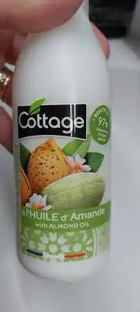 COTTAGE - Body moisturizer à l'huile d'amande