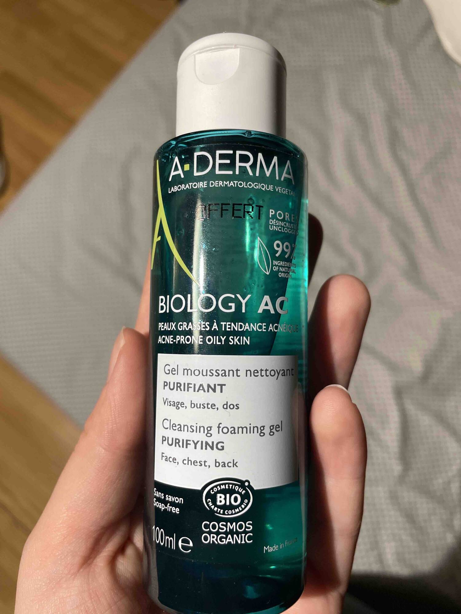 A-DERMA - Biology ac - Gel moussant nettoyant purifiant