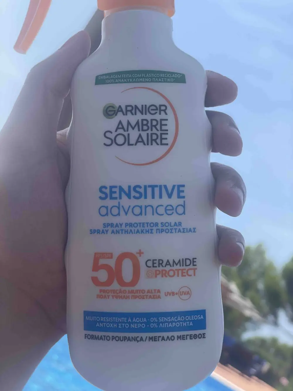 GARNIER - Ambre solaire sensitive  - Spray protetor solar FPS/SPF 50+