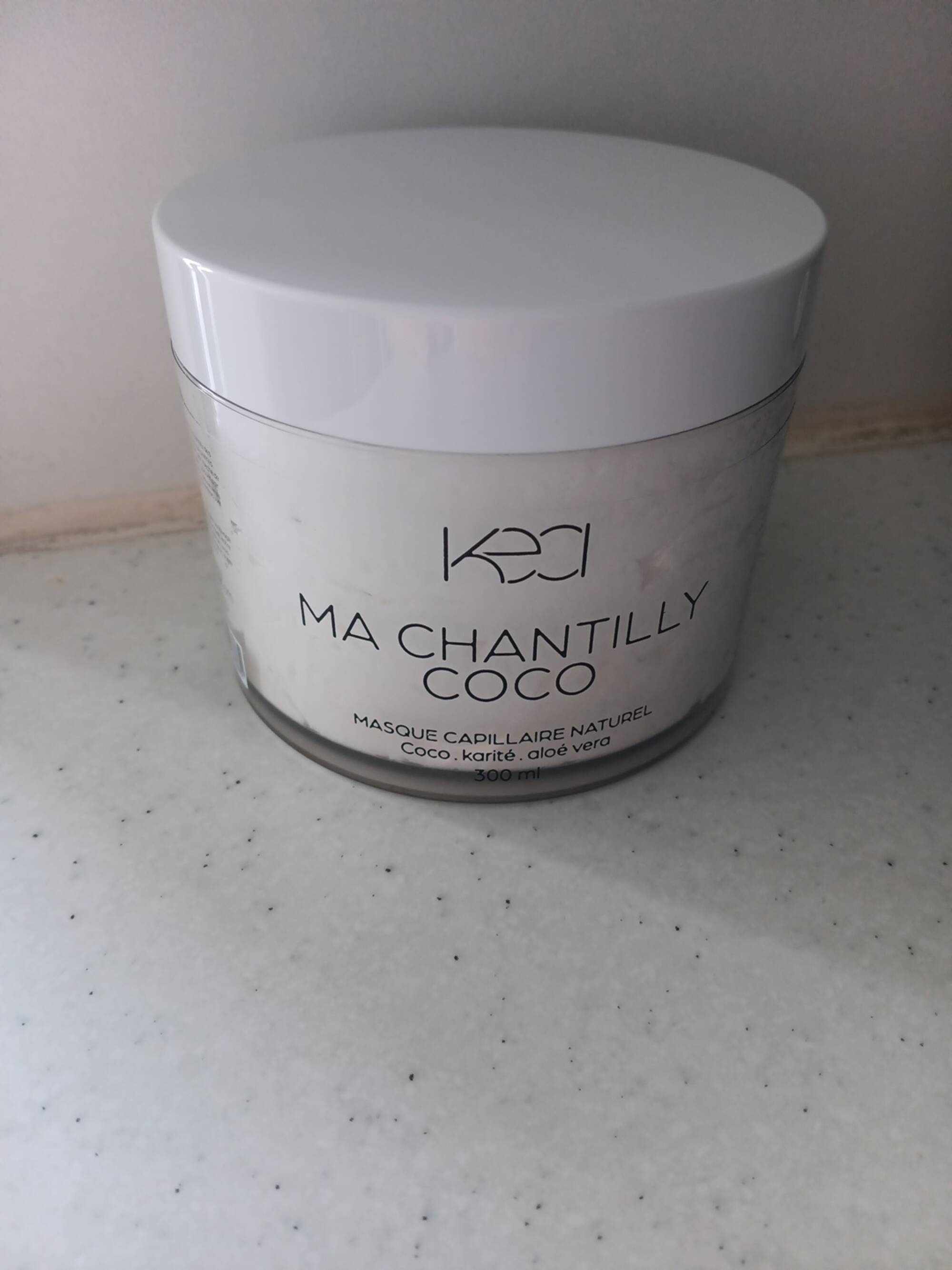 KEA - Ma chantilly coco - Masque capillaire naturel