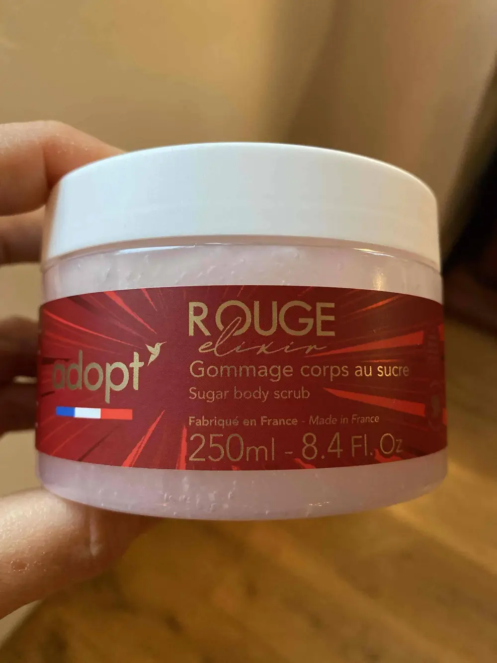 ADOPT' - Rouge elixir - Gommage corps au sucre
