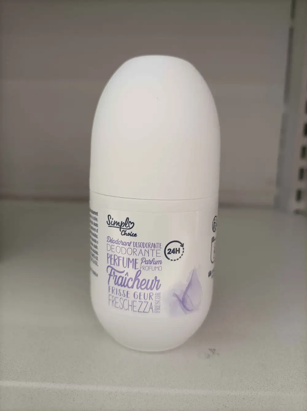 SIMPLY CHOICE - Déodorant parfum fraîcheur 