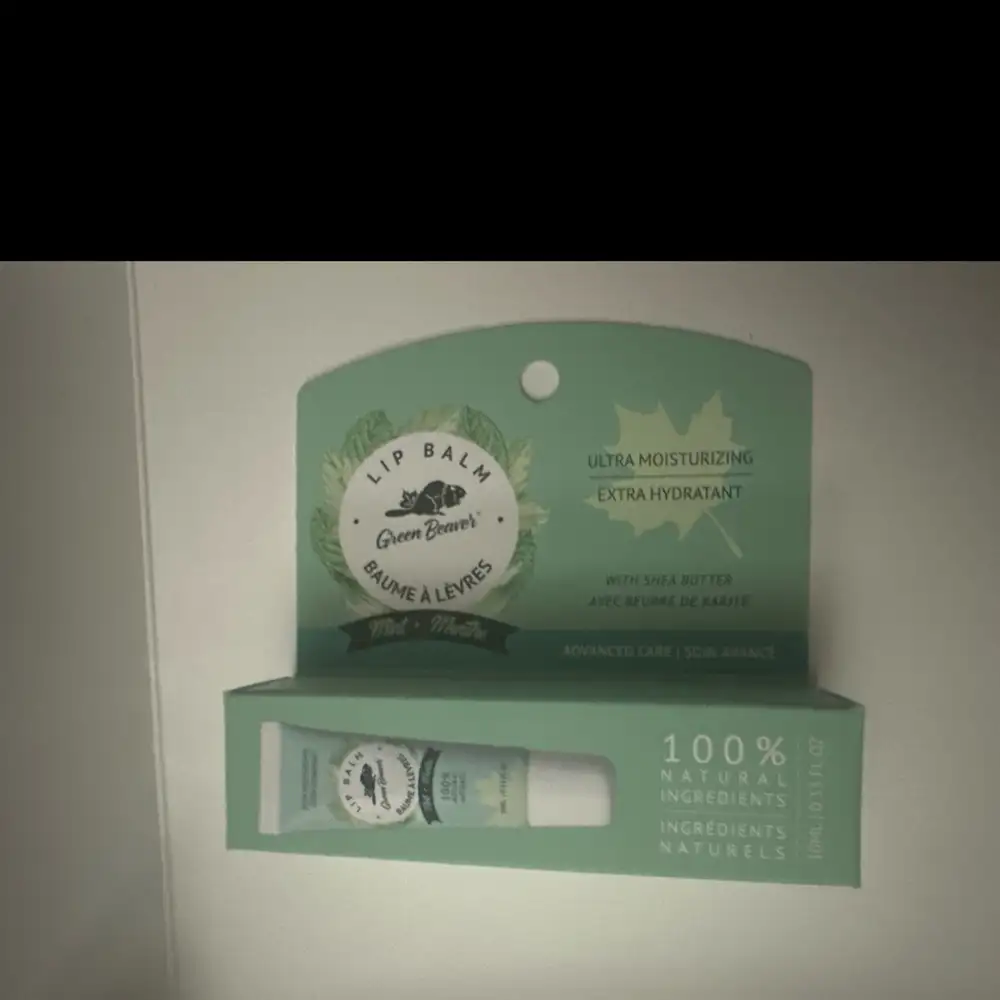 GREEN BEAVER - Baume à lèvres menthe extra hydratant