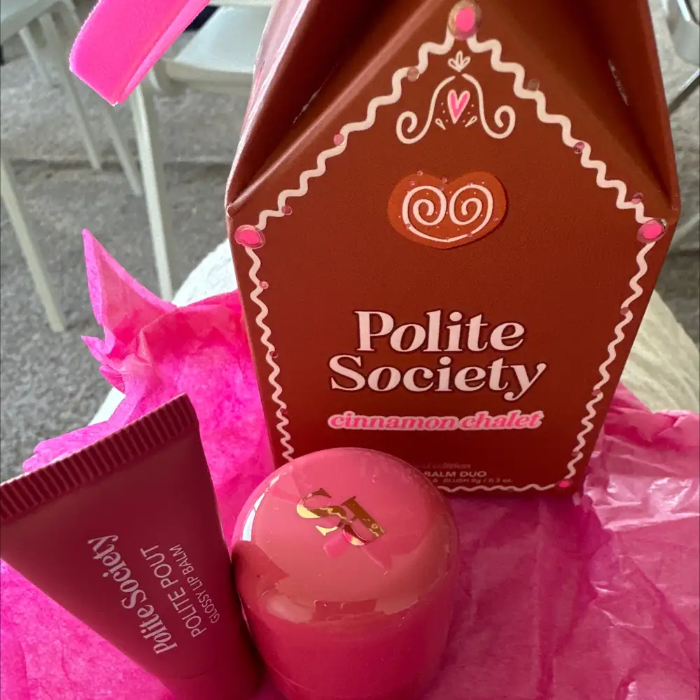 POLITE SOCIETY - Cinnamom chalet - Blush & balm duo