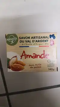 ARGASOL - Amande - Savon artisanal du val d'argent