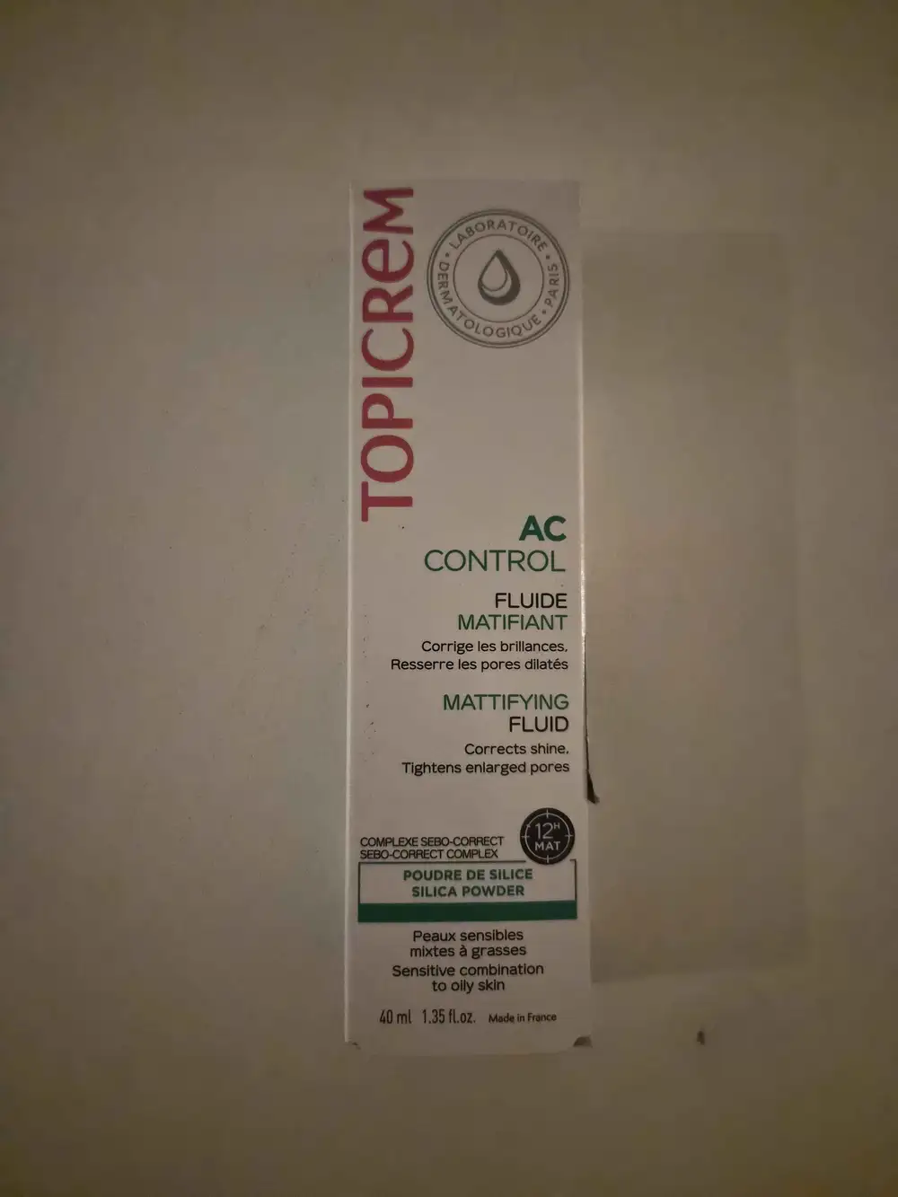 TOPICREM - AC Control - Fluide matifiant