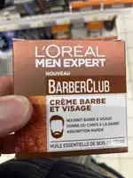 L'ORÉAL PARIS - Men expert barberclub - Crème barbe et visage