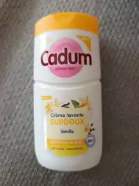 CADUM - Crème lavante surdoux vanille