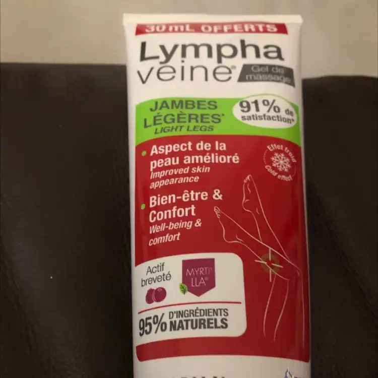 LYMPHA VEINE - Jambes légères - Gel de massage