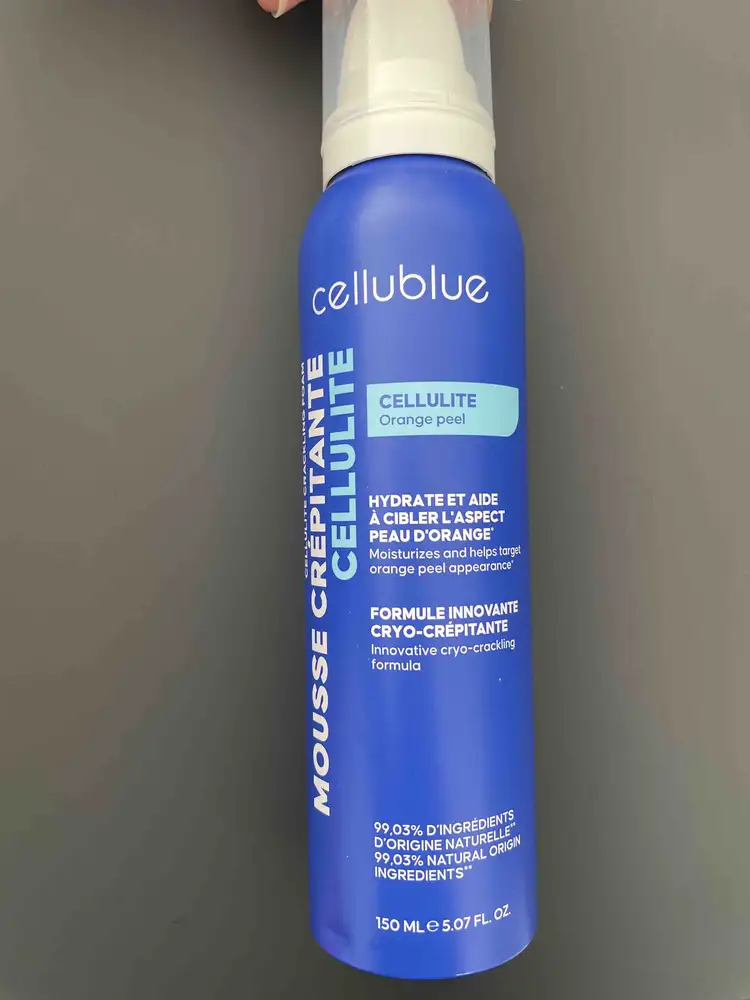 CELLUBLUE - Mousse crépitante cellulite 