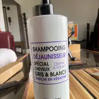 KERASOIN PROFESSIONNEL - Shampooing déjaunisseur spécial cheveux gris & blancs