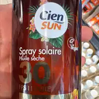 CIEN SUN - Spray solaire huile sèche FPS30