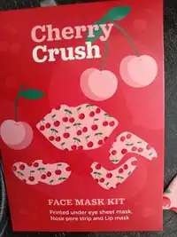 SANS MARQUE - Cherry crush - Face mask kit