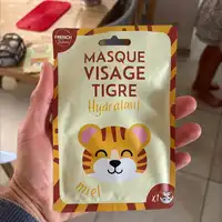 FRENCH TENDANCE - Masque visage tigre hydratant miel