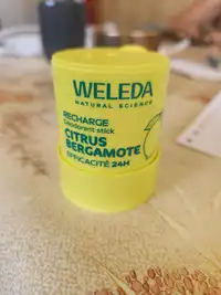 WELEDA - Citrus bergamote - Recharge déodorant stick 24h