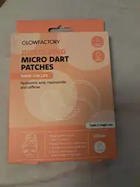 GLOW FACTORY - Dissolving micro dartcircles patches 