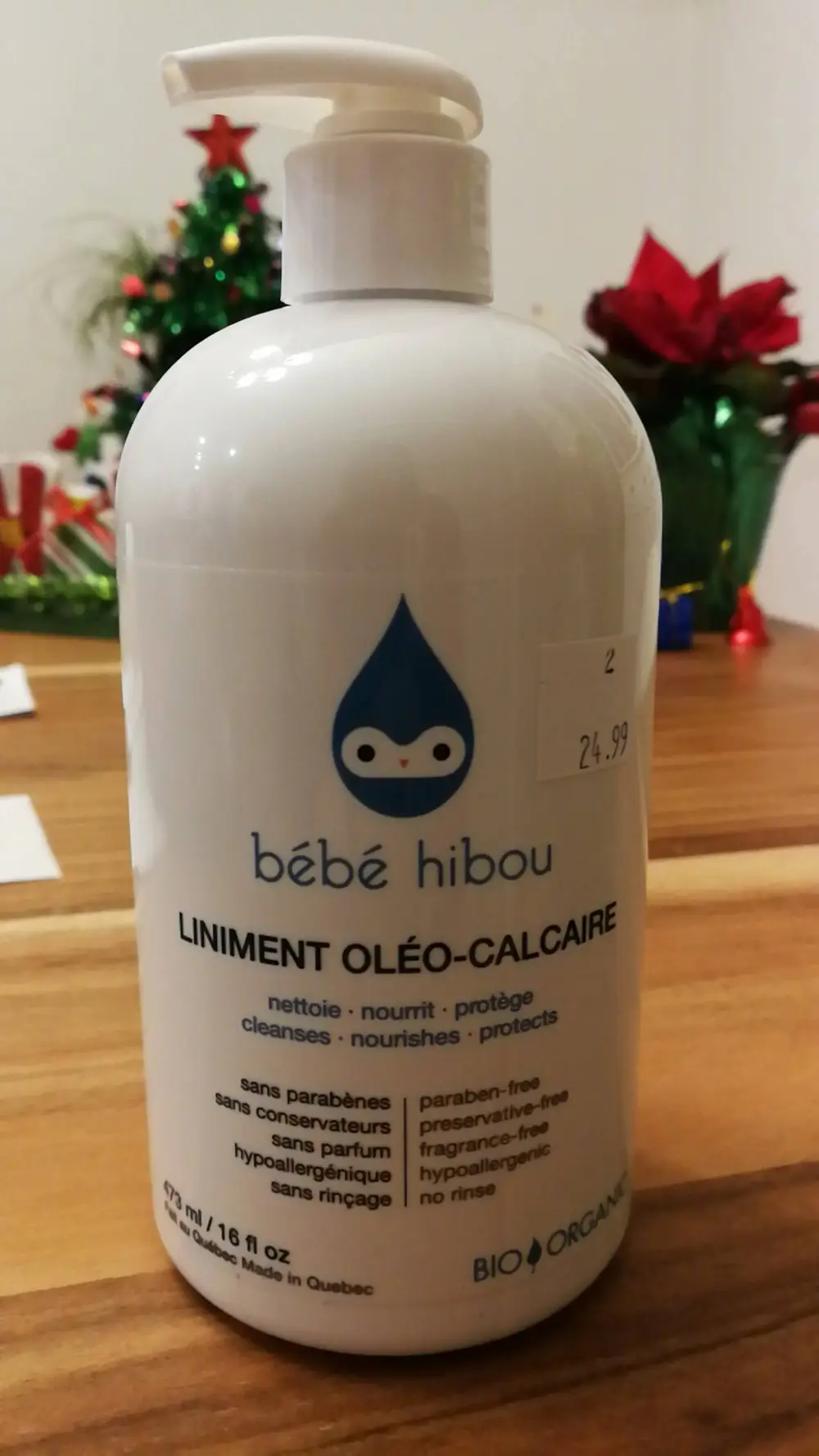 BÉBÉ HIBOU - Liniment oléo-calcaire