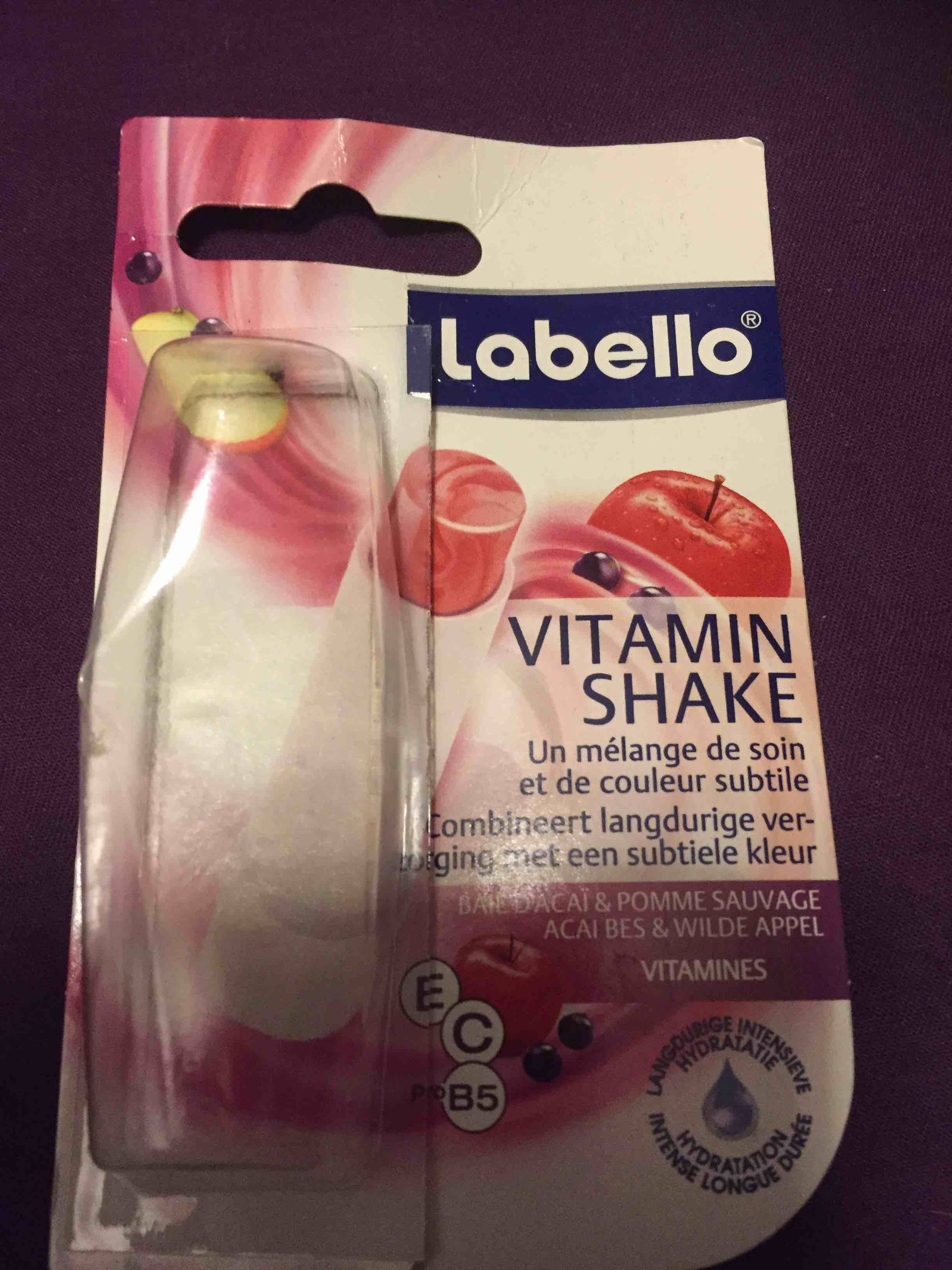 LABELLO - Vitamin shake - Bai d'Acai & Pomme Sauvage