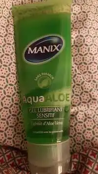 MANIX - Aqua aloe - Gel lubrifiant sensitif