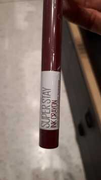 MAYBELLINE - Superstay ink crayon - Rouge à lèvres crayon