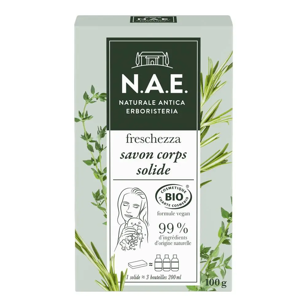 N.A.E. - N.A.E. DOUCHE SOLIDE BIO COSMOS RAFRAICHISSANT - FRESCHEZZA 100GR