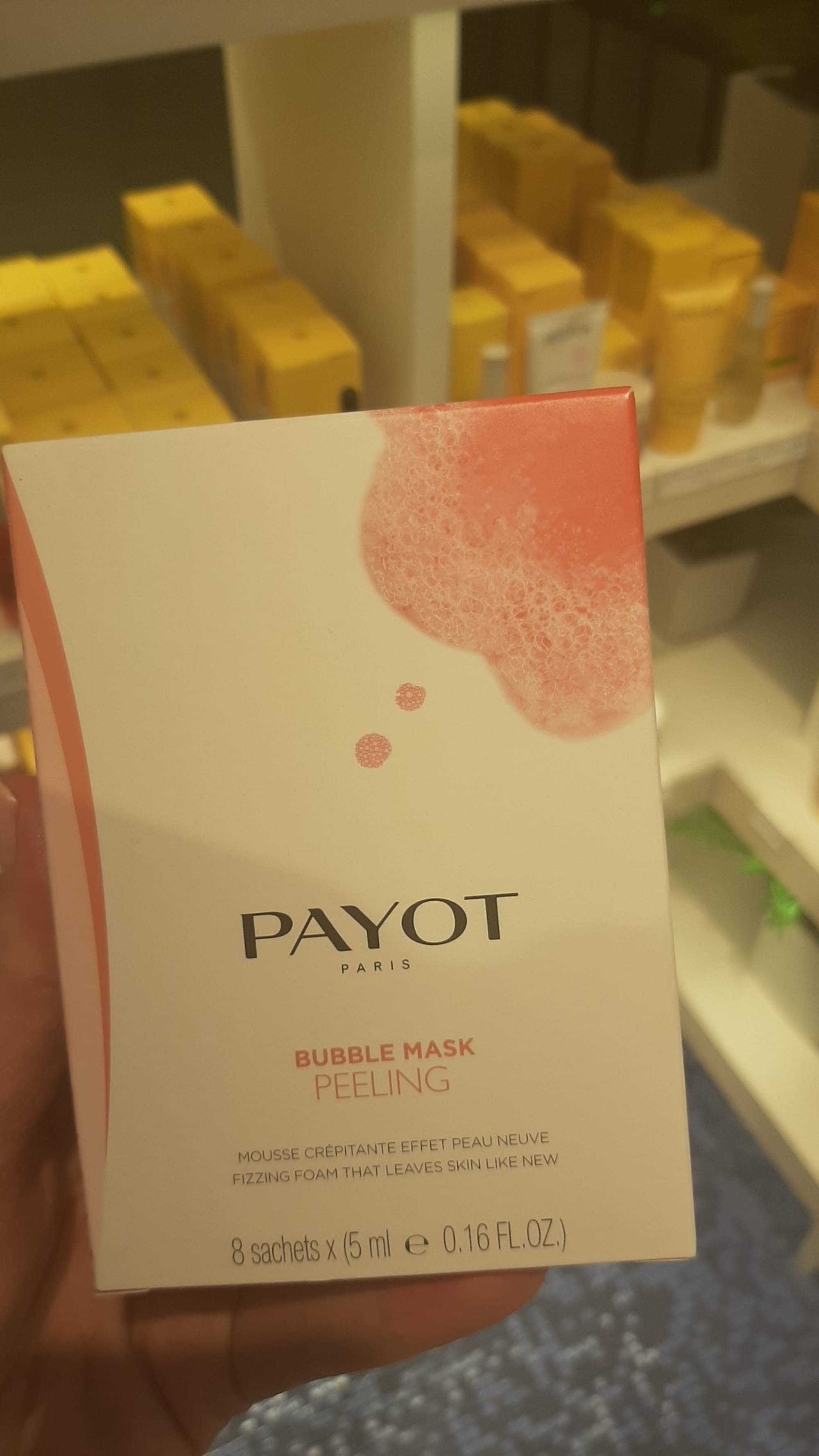 PAYOT - Bubble mask peeling