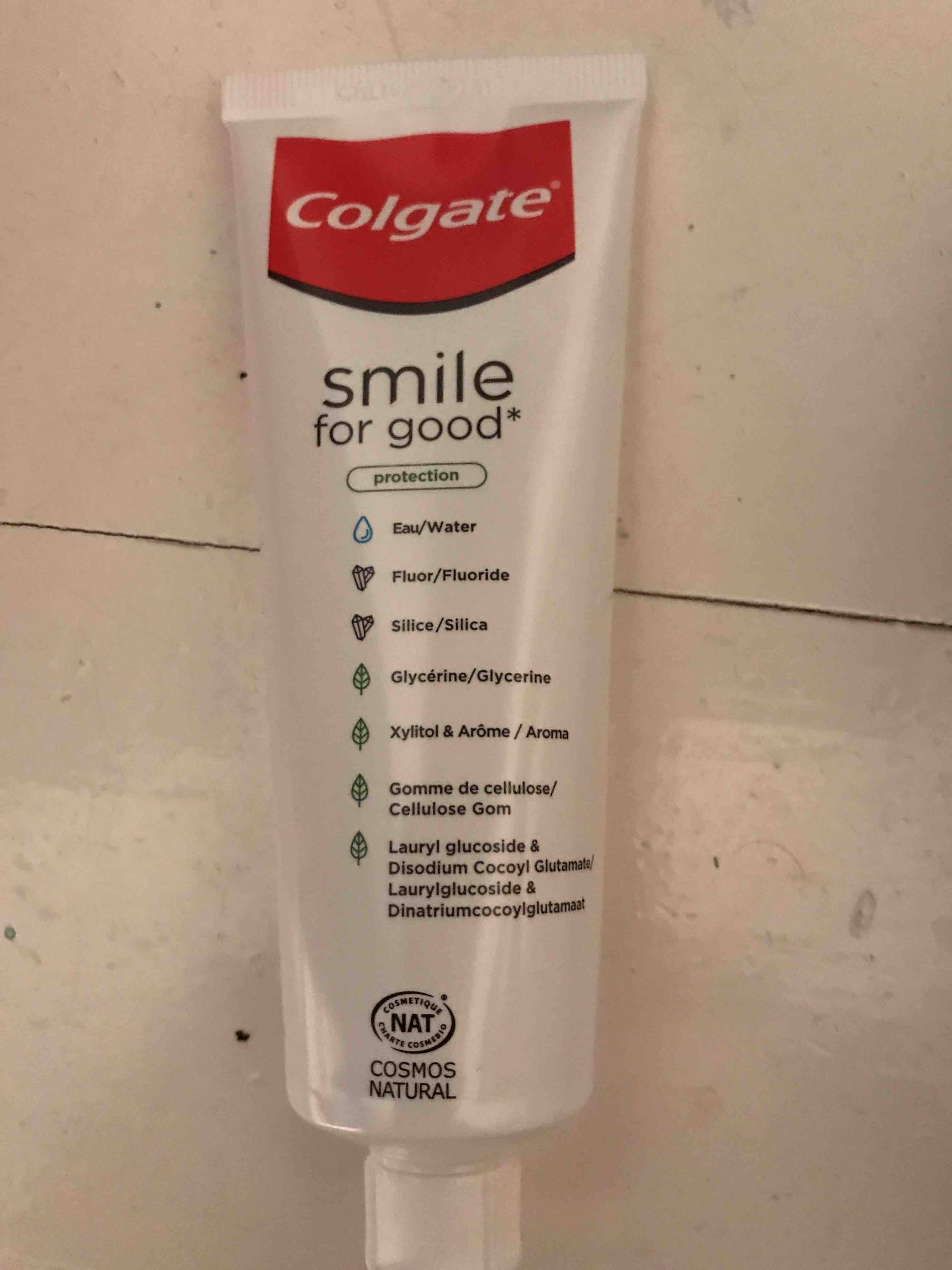 COLGATE - Smile for good - Dentifrice protection