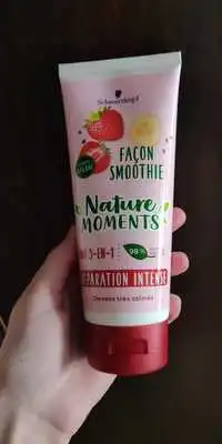 SCHWARZKOPF - Façon smoothie - Nature moments - Réparation intense - Cheveux très abîmés