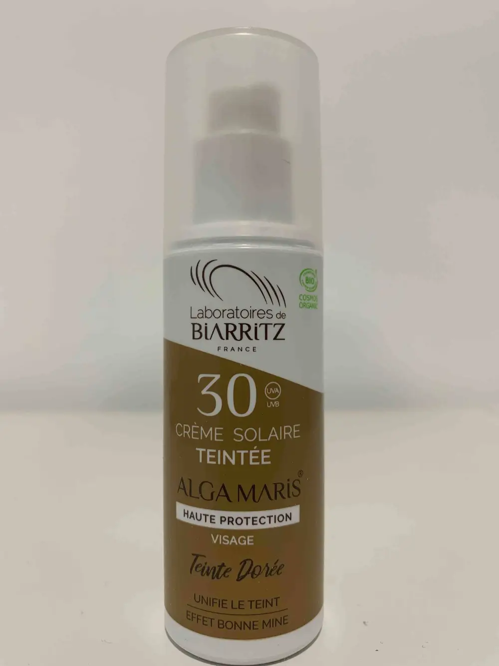 LABORATOIRES DE BIARRITZ - ALGA MARIS - Crème solaire teintée dorée 30