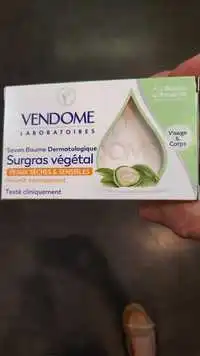 VENDOME - Surgras végétal - Savon baume dermatologique