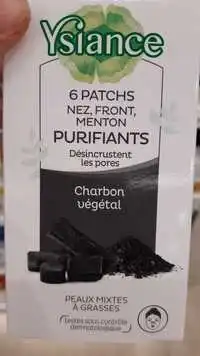 YSIANCE - Purifiants - 6 patchs nez, front, menton