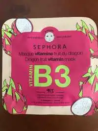 SEPHORA - Fruit du dragon - Masque vitamine