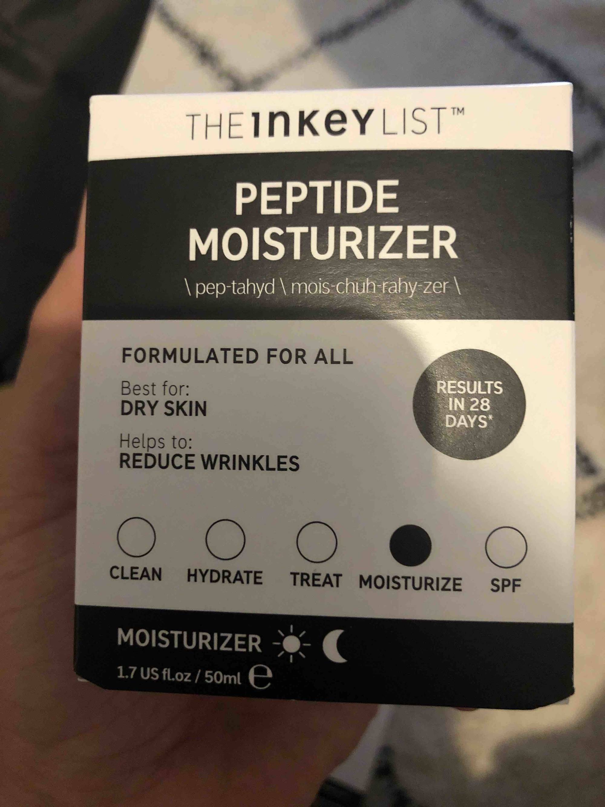 THE INKEY LIST - Peptide moisturizer 
