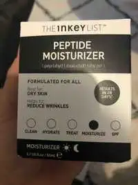 THE INKEY LIST - Peptide moisturizer 