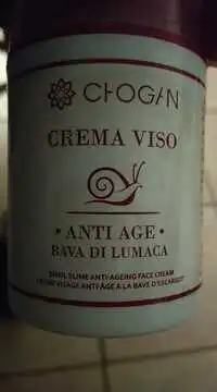 CHOGAN - Anti age Bava di lumaca - Crema viso