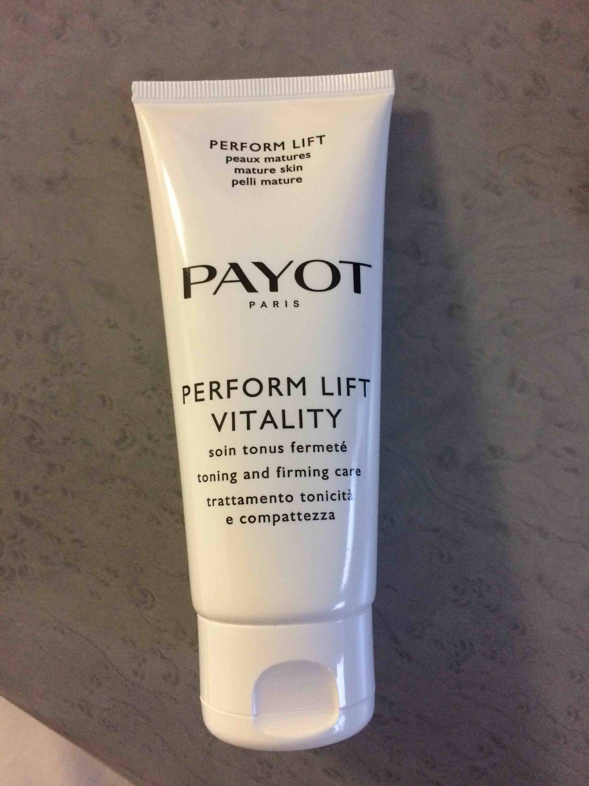 PAYOT - Perform lift vitality 