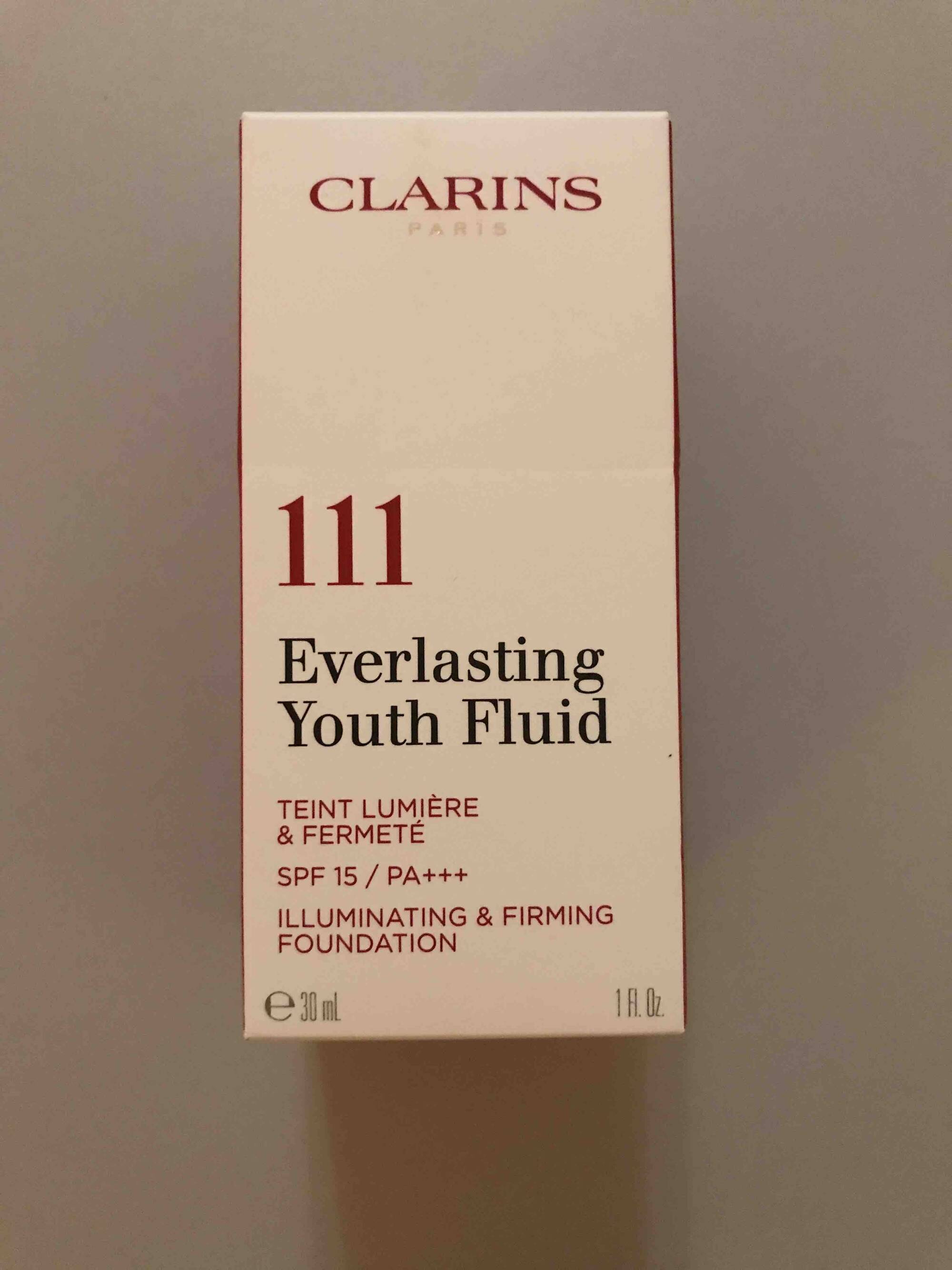 CLARINS - 111 Everlasting Youth fluid - Teint lumière & Fermeté