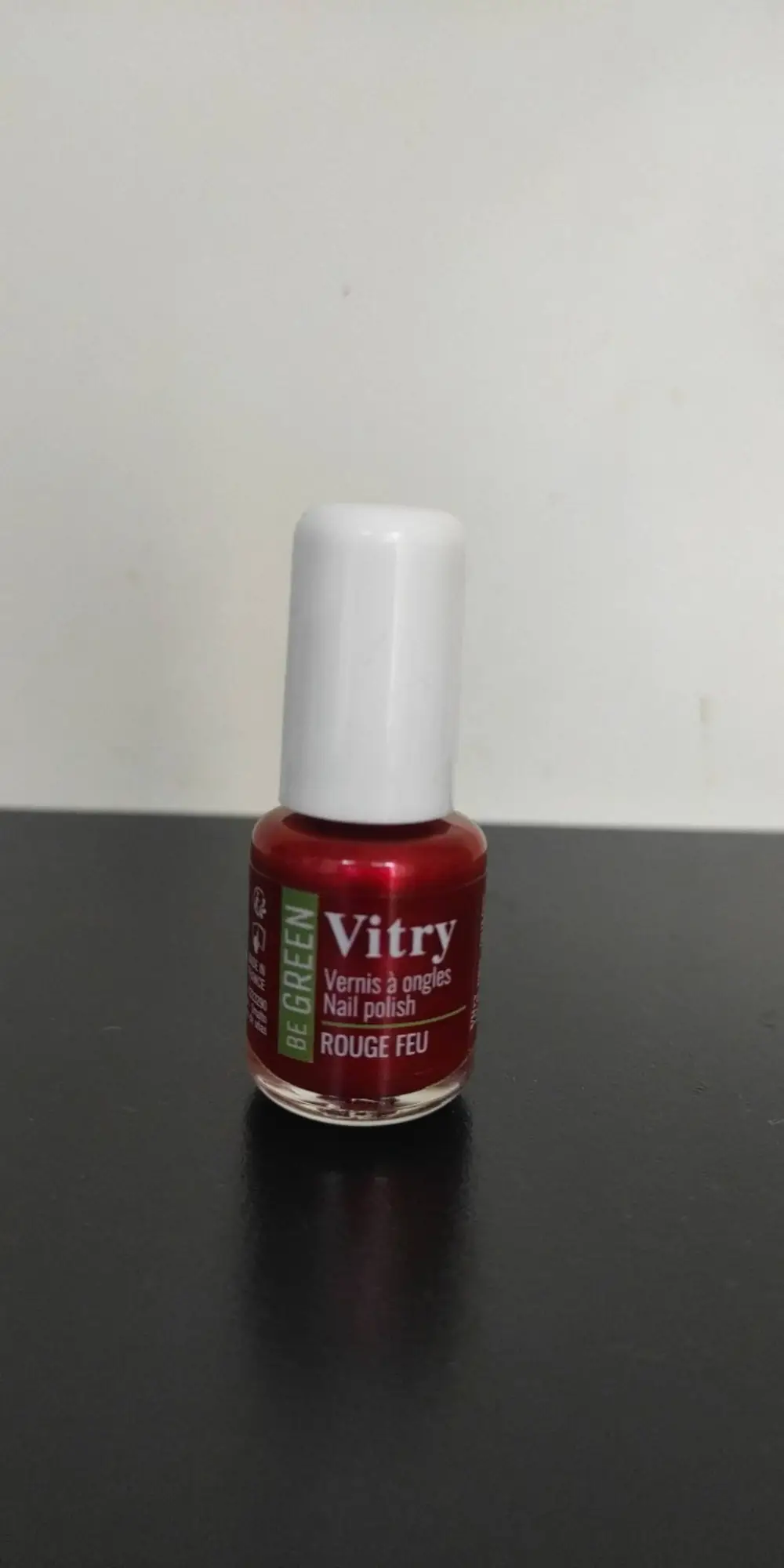 VITRY - Be green - Vernis à ongles rouge feu